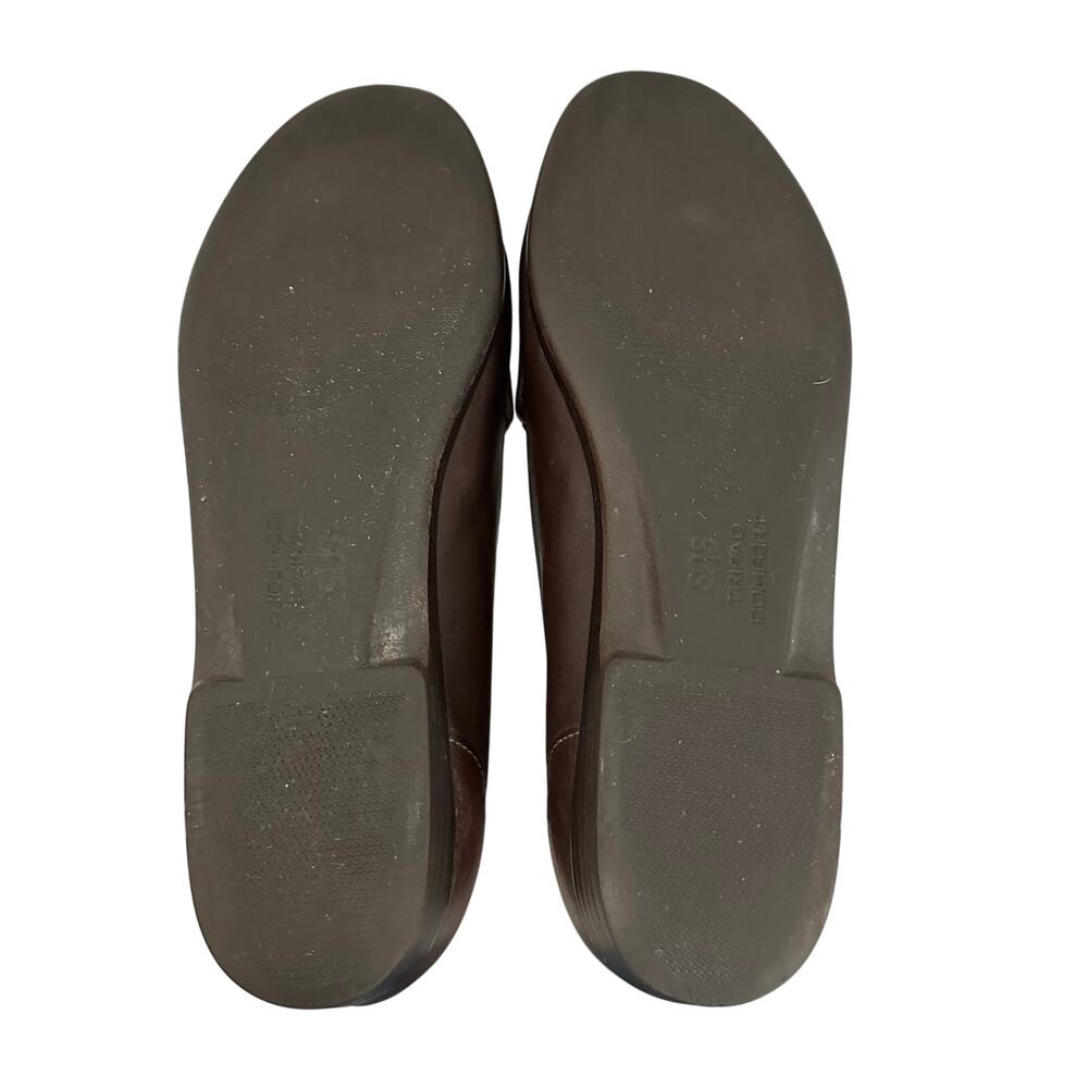 Women's SAS Brown Leather Horsebit Loafers Tripad Comfort Slip-Ons Size 7.5 - Picture 9 of 11